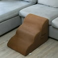 thumbnail image 4 of 3-Step Detachable Pet Stairs Ramp for Dogs & Cats - Soft Sponge Material, Non-Slip Ramps for Small Medium Large Dogs, Indoor/Outdoor Use, Pet Stairs for Small Dogs, Multistep Design, Nonslip Steps, 4 of 12