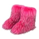 thumbnail image 3 of Y2k Botas de nieve de invierno para mujer, botas de piel sintética de zorro peludas de lujo para exteriores, nuevas botas de moda para mujer, zapatos de plataforma cálidos de felpa, botas, 3 of 5