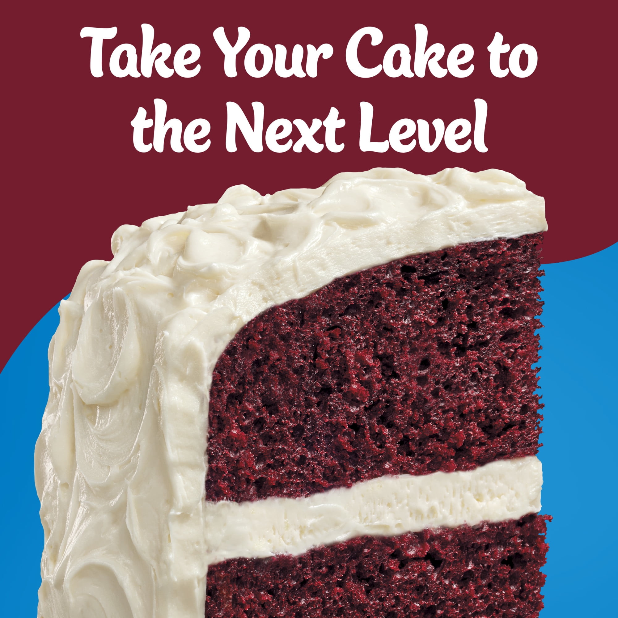 (2 pack) Pillsbury Moist Supreme Red Velvet Cake Mix, 15.25 oz Box