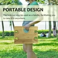 thumbnail image 7 of Tirrinia Bamboo Folding Portable Wine Picnic Table, Functional Snack Tray Detachable Table with Wine Bottle and Glass Holder for Outdoor Travel,Picnic, 7 of 7