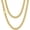 18 inches 6mm Gold, variant on Silver Tone/14K Gold Plated Chain Necklace for Men, 5mm/6mm/7mm/8mm/9mm Stainless Steel Cuban Link Chain Necklace, Men's Chains 18-28 Inch Jewelry Gifts