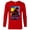 New Red, variant on Marvel Spider-Man: Across the Spider-Verse Miguel Poster - Long Sleeve T-Shirt for Men - Customized-White