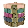 thumbnail image 2 of Personalize Leather Collar with Buckle - Engrave Your Pet's ID, 2 of 15