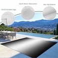 thumbnail image 3 of Outdoor Rug 3x5 ft Ombre White Black Outdoor Large Area Rug Non Slip Rubber Gradient Color Front Door Mat RV Rug Camping Carpet Patio Outdoor Rugs for Backyard Balcony Deck Porch Indoor, 3 of 9
