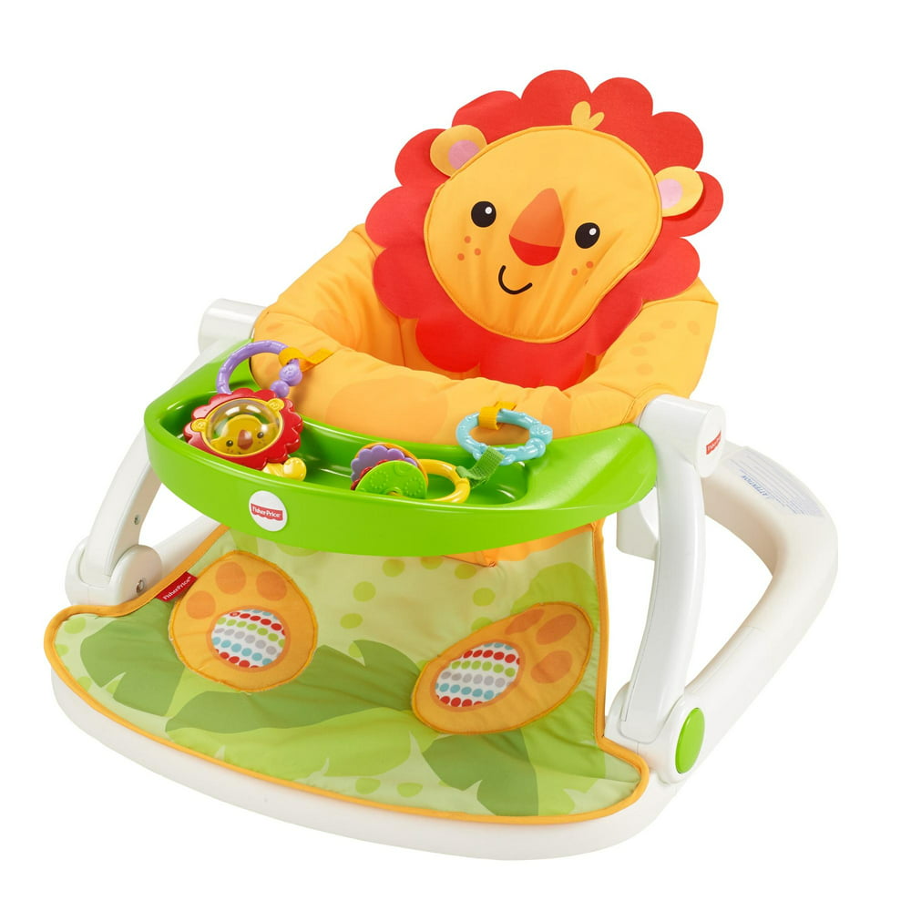 FisherPrice SitMeUp Lion Floor Seat with Removable Tray