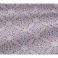 thumbnail image 4 of oneOone Cotton Jersey Purple Fabric Dot & Quatrefoil Geometric Craft Projects Decor Fabric Printed By The Yard 58 Inch Wide, 4 of 4
