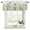 White, variant on Spring Floral Curtain Valances for Windows, Kitchen Valance Window Treatments Panel 2 Pack, Green Yellow Botanical Elegant Pastoral Rod Pocket Short Curtains for Bathroom Bedroom 42 x 12 Inch