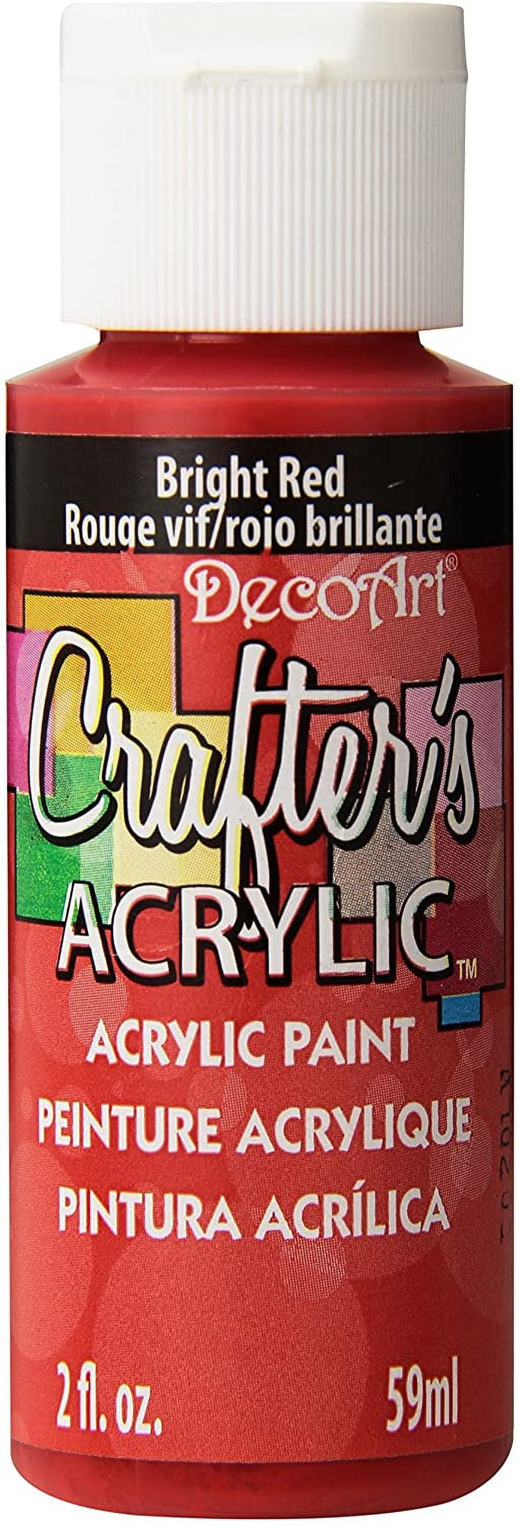 Decoart Crafter's Acrylic Value Pack 12/Pkg-Brights