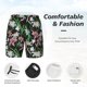 thumbnail image 3 of Fotbe Lilies Flowers Traje de Baño para Hombre – Shorts de Natación de Secado Rápido con Forro y Bolsillos-Small, 3 of 6
