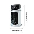 thumbnail image 7 of Tower Fans,Fans That Blow Cold Air,Tower Fan For Bedroom,Fan With Remote Quiet Cooling Desk Fan With Remote,8H Timer, Digital Touch Screen, Portable, Safe Bladeless Table Fan For Home, 7 of 7