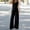 Black, variant on Women's Summer Sleeveless Solid Color Hollow Back Lace Vest Two Piece Set Holiday Outfits for Women Dressy plus Size Formal Dresses for Women Women Overalls Junior Business Suit Wide Leg Romper plus
