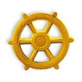 thumbnail image 1 of Eastern Jungle Gym CSW Roue de Luxe pour Navires, Jaune, 1 of 1