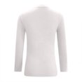 thumbnail image 5 of Amidoa Long Sleeve Womens Sweaters Slim White Lightweight Solid Workout Casual Sweaters Women's Cardigans/Sweaters L, 5 of 5