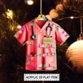 thumbnail image 2 of HomeDM Nurse Scrubs Christmas Ornament, 2D Flat Acrylic Nursing Keepsake Pendant for Christmas Tree Decorations Gifts for Workers Women and Men, 2 of 8