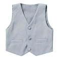thumbnail image 5 of vastwit Toddler Baby Boys 5PCS Wedding Party Sets Blazer Vest Shirt Pant Bowtie Formal Tuxedo Suits Gray 8, 5 of 7