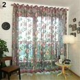 thumbnail image 1 of Tulle transparent curtain floral pattern valance drape polyester living room, 1 of 5