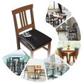 thumbnail image 7 of Gaeub Gothic Skull Drape Square Chair Seat Covers, Stretch Fitted Printed Chair Seat Cushion Cover for Kitchen, Office-Six Piece, 7 of 7