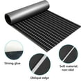 thumbnail image 3 of Black with White Line 94.5''x35.4'' Marine Boat Sheet Teak Decking EVA Foam Yacht Self-Adhesive Flooring Mat 6mm Thickness, 3 of 7