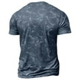 thumbnail image 5 of EWASWON Men's Vintage Graphic T-Shirts, Slim Fit Henley Neck Short Sleeve, Distressed Retro Streetwear for Casual Summer,Navy,Size XL, 5 of 5