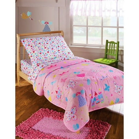 DISCONTINUED - Crayola Fairies 4-Piece Toddler Bedding Set