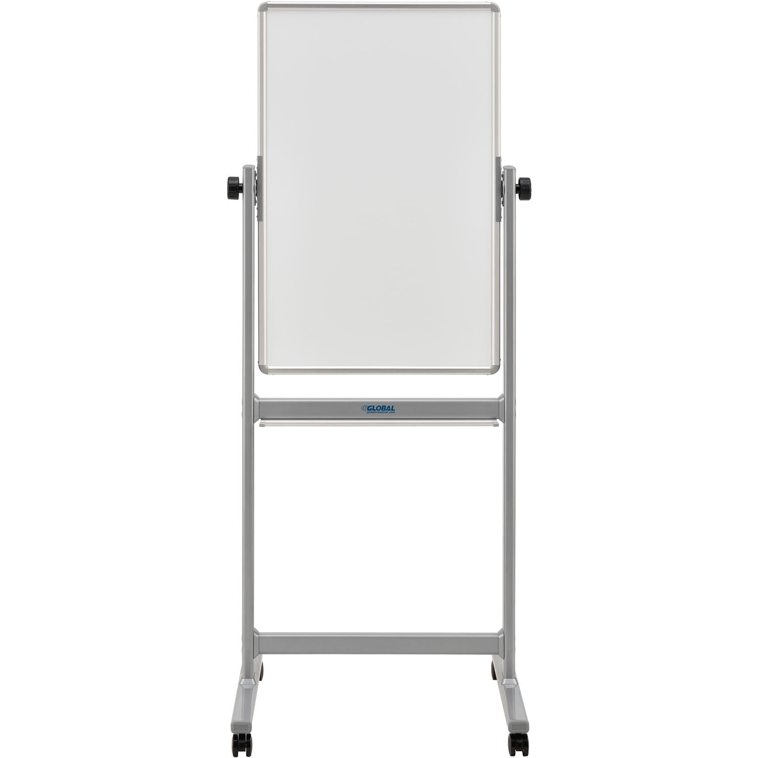Mobile Double Sided Magnetic Whiteboard, 24"W x 36"H