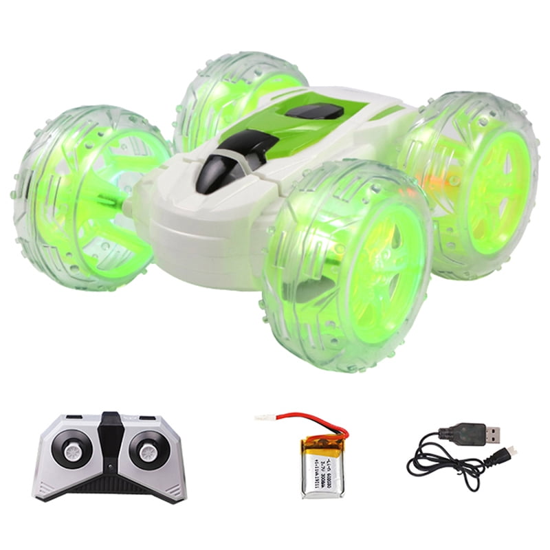 Rotating Stunt Car Electric Remote Control Toy with 360° Spins and Flip Rechargeable Batteries Children Kids - Walmart.com