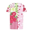 thumbnail image 4 of Womens Plus Size Tops Tunic Short Sleeve Crew Neck Shirts Casual Summer Blouse, Limited Time Clearance Under 10 Dollars #20, 4 of 5