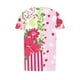 thumbnail image 5 of Mujeres Más Tamaño Manga Corta Tops, Moda Impresión Cuello Redondo, Camiseta Más Tamaño Blusa, 5 of 5