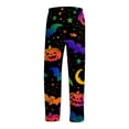thumbnail image 5 of Mens Halloween Pajama Pants Fun Ghost Print Design Hallowmas Pj Pants for Men Loose Fit for Lounge and Home Wear Sleepwear Pajama Pants, 5 of 5
