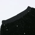 thumbnail image 6 of DHFJKG Women's Sparkly Sequins Pants Elastic Waist Solid Color Ankle-Tied Pants Party Night Club Versatile Trousers, 6 of 8
