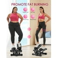 thumbnail image 2 of Stepper Exercise Machine, Stair Stepper 330 lb Capacity, Mini Stepper for Exercise with Resistance Bands, Adjustable Height Steppers Machine for Workout at Home Office, 2 of 15