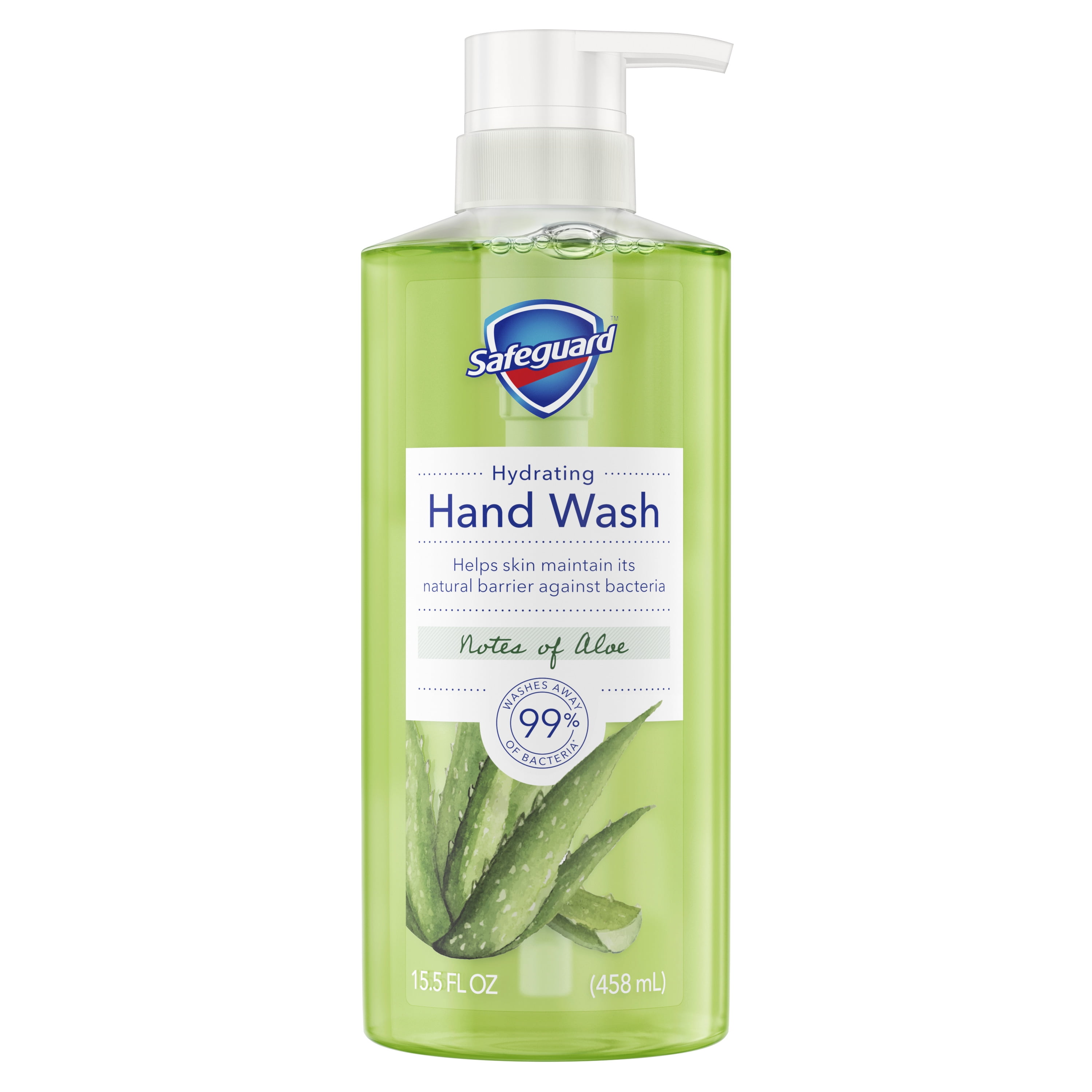 Safeguard Liquid Hand Soap Nourishing Aloe Scent, 15.5 oz