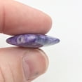 thumbnail image 6 of 75cts of Rare Rectangular Pillow Charoite Beads | 2 Beads | 24x20x9mm | 10871C, 6 of 12