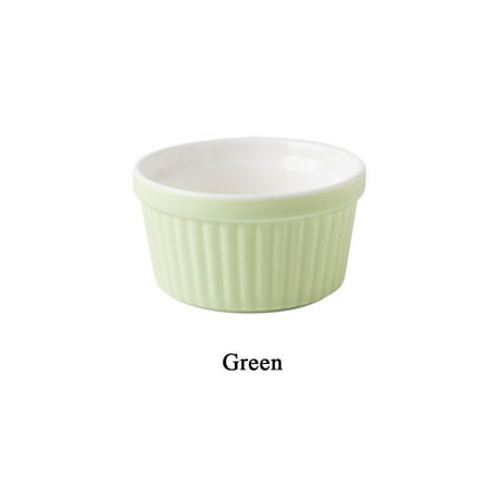 

Bowls Dessert Bowl Baking Bowl Cake Bowl Ceramics Bowls Baked Pudding Pudding Contest Pudding Cup GREEN