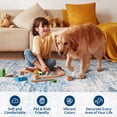 thumbnail image 4 of 5x7 Area Rugs Modern Abstract Faux Wool Rug Ultra-Soft Low Pile Accent Rug Stain Resistant Carpet Machine Washable Rugs for Bedroom with Non Slip Backing, 4 of 7