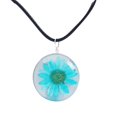 thumbnail image 1 of Pressed Flower Necklace Creative Dried Flower Necklace Flower Pendant Necklace, 1 of 10