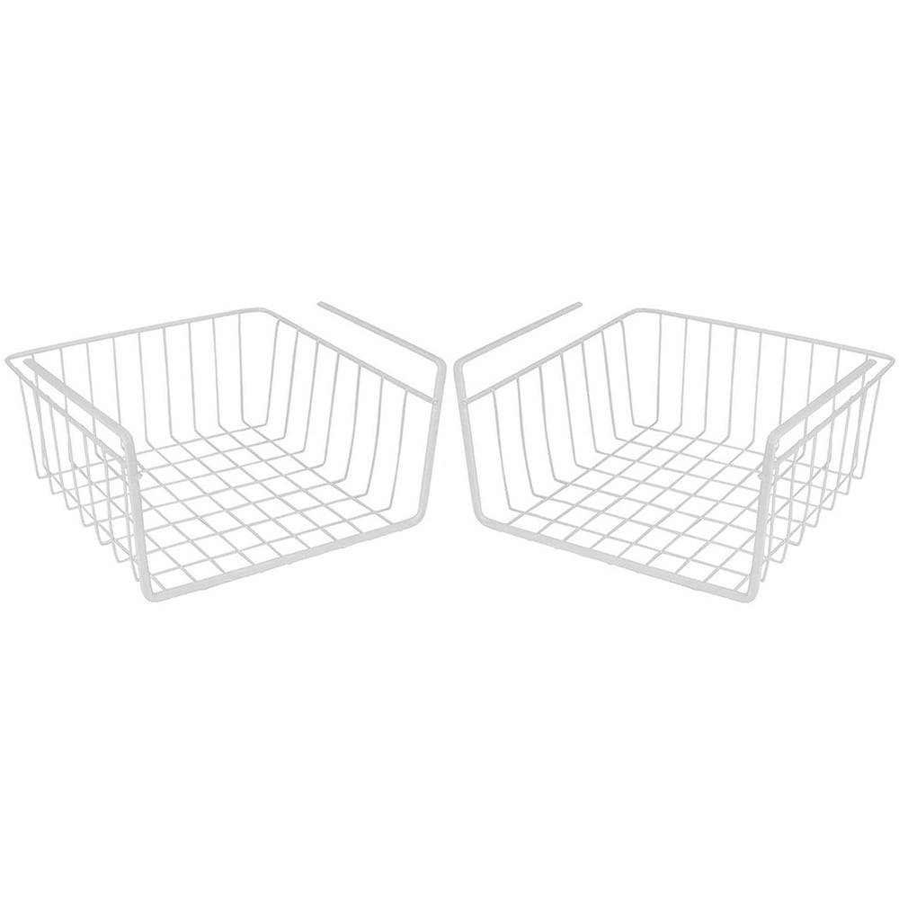 Modern Home Wire Hanging Basket Shelves Space Saving Under