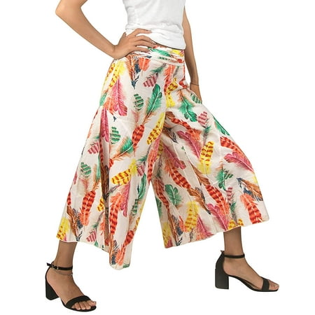 Tribe Azure 100 Cotton Capri Pants Loose Comfortable Boho Hippie