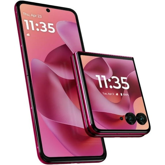 Restored Motorola razr+ 2025 Unlocked 256GB Hot Pink (Refurbished)