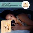 thumbnail image 3 of BRIGHTFUFU 1 Set Creative Bedside Lamp for Bedroom Lamp Light Brown Plastic with Modern Style, 3 of 8