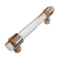 thumbnail image 1 of Tirador acrílico para puertas de cajón de cocina, 80-192 mm Oro rosa 120 mm, 1 of 9