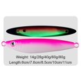 thumbnail image 3 of Señuelo de Jigbaits de simulación luminosa 80g 11.0cm cebo de pesca artificial (rosa), 3 of 6