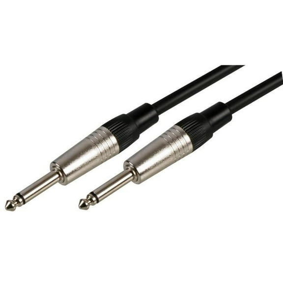 PRO SIGNAL - Loudspeaker Lead, 6.35mm (1/4") Jack to Jack, 5m Black
