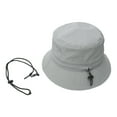 thumbnail image 4 of FNGZ 1* Fisherman's Hat, Grey Bucket Hats, Women's Fisherman Hat Outdoor Sun Hat Spring Summer Solid Color Beach Sunscreen Basin Hat Hat Woman, 4 of 9