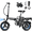 A1-Upgrade Edition, variant on BroPath Electric Bike for Adults, Ebike, Electric Bicycle with 48V 12AH Remove Battery,14" Folding Ebike, 21MPH,20+ Miles(MAX),500W High Motor,Multi-Shock Absorption,Commuting Mini E Bikes,UL2849