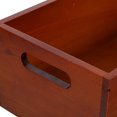 thumbnail image 4 of Mobutofu 1Set Wooden Desktop Storage Basket Rectangular Brown Storage Box For Home Use Office Use Adults, 4 of 4