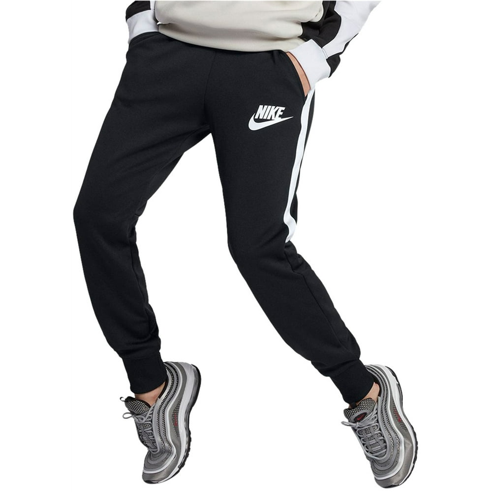 ladies black nike joggers