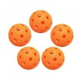 thumbnail image 2 of PENGXIANG Pickleball Balls Pickle Balls USAPA Standard Outdoor Indoor Training Pickleball Balls  Orange Professional Pickleball Work Great in Wind High Visibility  6 Pack, 2 of 8