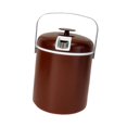 thumbnail image 4 of Cubo de hielo portátil, enfriador de bebidas aislado con tapa, cubo multiusos para refrigerios rojo, 4 of 9