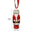 thumbnail image 5 of Jubilant Christmas Santa Claus Hanging Decoration Rustic Wooden Stretchable Standing Santa Claus Desktop Ornament Xmas Tree Pendant Holiday Gift, 5 of 8